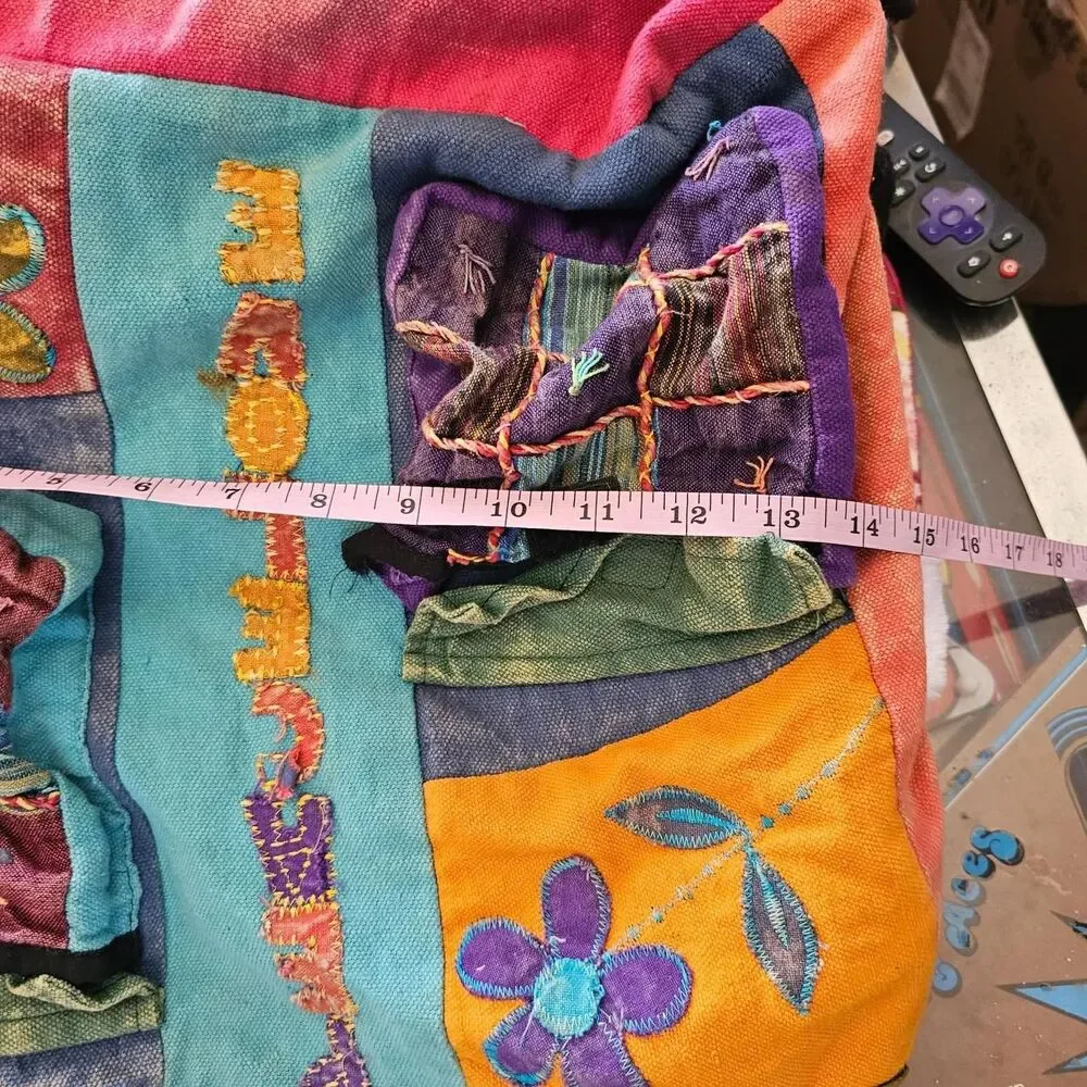 vintage y2k 2000s whimsigoth boho fairy cottagecore slouchy bag - Picture 5 of 5